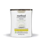 dishwasher packs – lemon mint, 30 ct