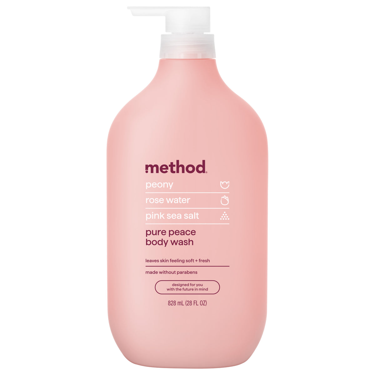 843536107177_359225_254454_F_BodyWash28_PurePeaceUSA_6-12-26.jpg body wash – pure peace, 28 fl oz - Image 1