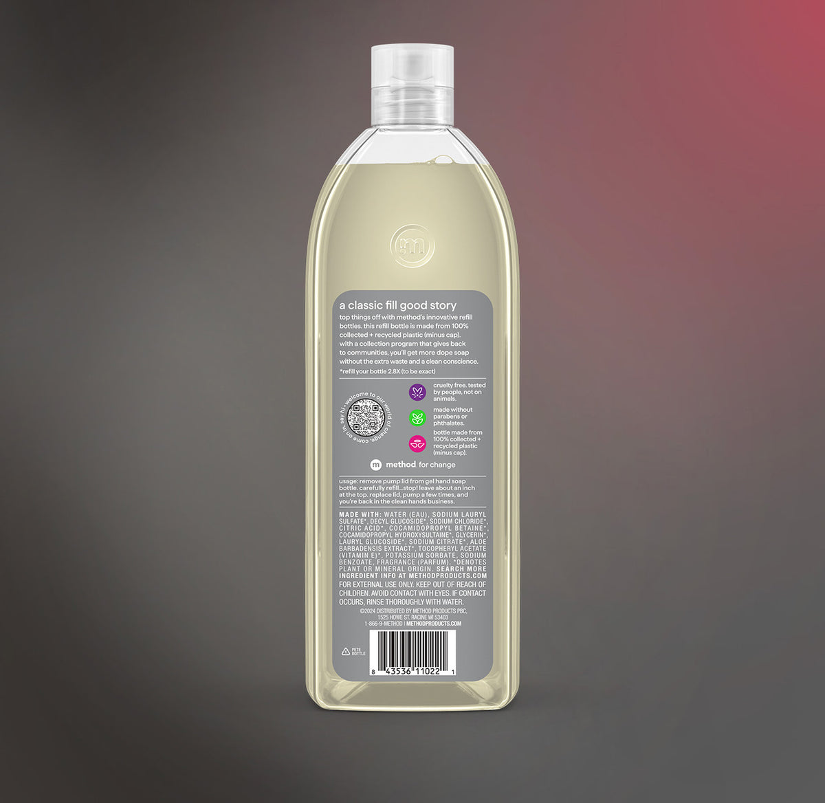 gel hand wash refill – vetiver + amber, 34 fl oz 1 - Image 3