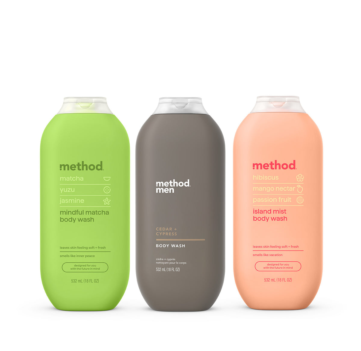 MTHD_BodyWash_VarietyTrio_OnWhite.jpg body wash variety trio, 54 oz. - Image 1