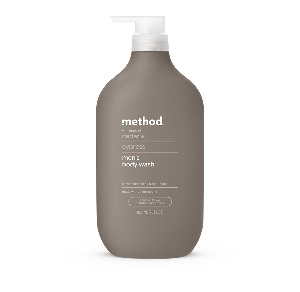 MTHD_EXP_BW_28oz_CederCypress_Front_US_394678_1.jpg body wash – cedar + cypress, 28 fl oz - Image 1
