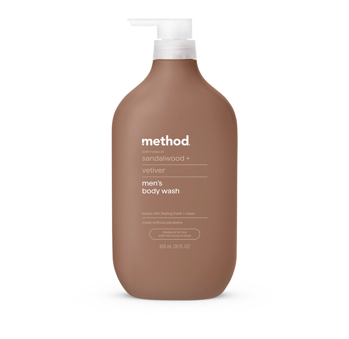 MTHD_EXP_BW_28oz_SandalwoodVetiver_Front_US_394680.jpg body wash – sandalwood + vetiver, 28 fl oz - Image 1