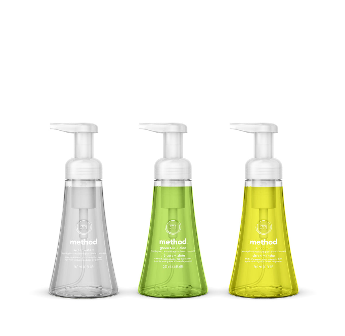 MTHD_foaminghandwashvarietytrio_OnWhite.jpg foaming hand wash variety trio, 30 oz - Image 1
