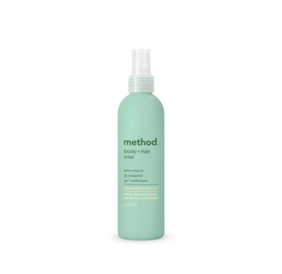Pistachio_Vanilla_Body_Hair_Mist.png body + hair mist – pistachio + vanilla, 8 fl oz - Image 1