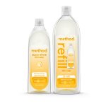 super shine liquid dish soap starter set – coastal citron, 64 fl oz