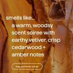 premium soy candle – vetiver + amber, 14 oz - Image 4