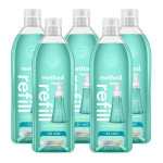 waterfall foaming hand wash refill 5-count bundle, 140 fl oz
